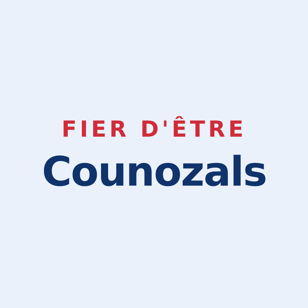 Sticker « Fier d'être Counozals » — design pour Counozouls