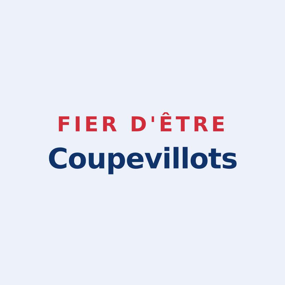 Sticker « Fier d'être Coupevillots » — design pour Coupéville