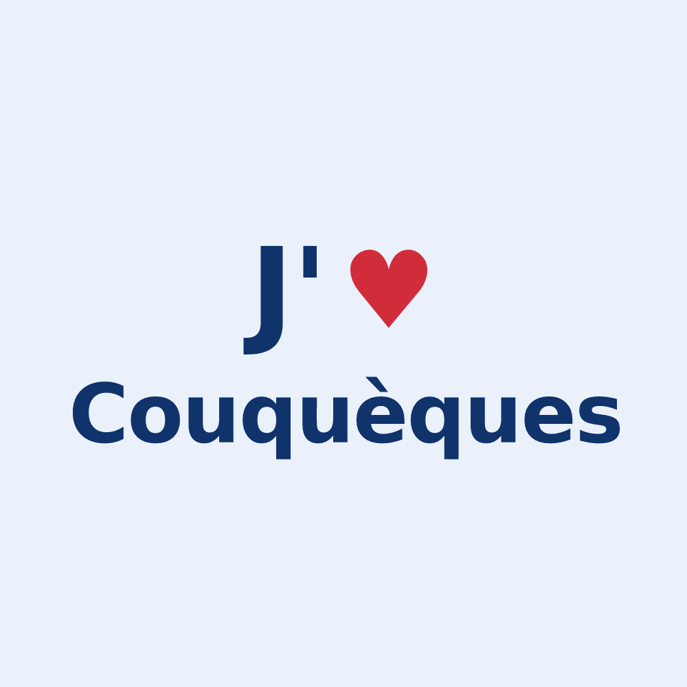 Sticker personnalisé Couquèques — design J'aime Couquèques