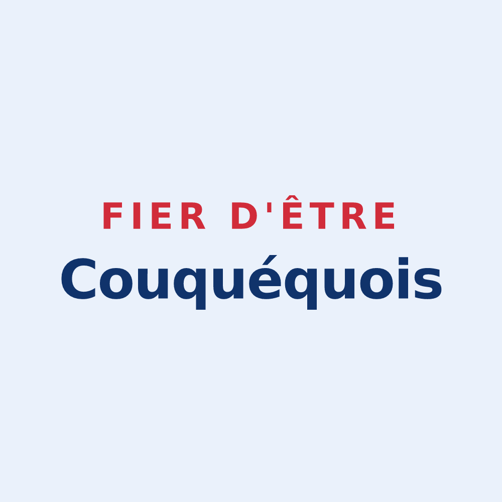 Sticker « Fier d'être Couquéquois » — design pour Couquèques