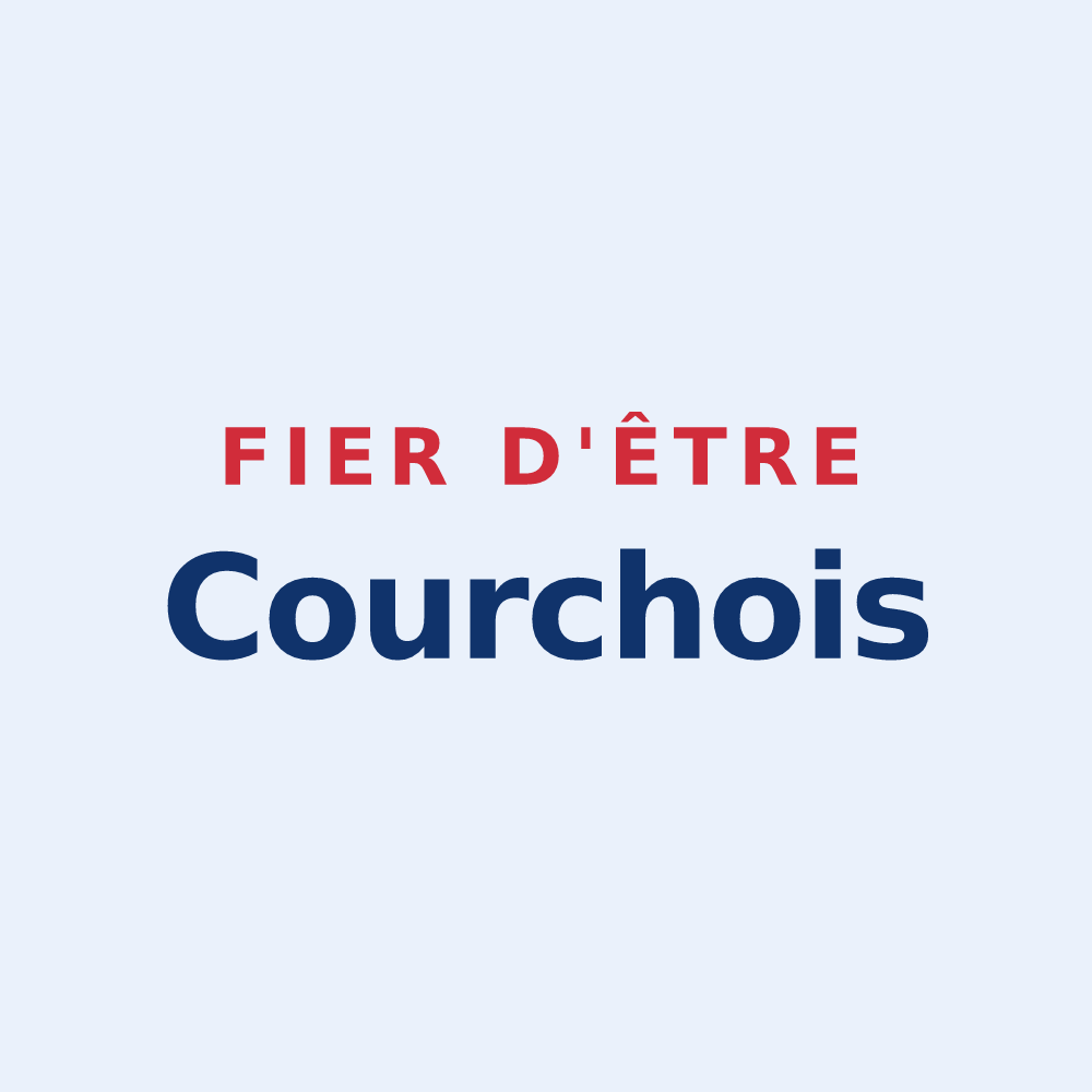 Sticker « Fier d'être Courchois » — design pour Cour-Cheverny