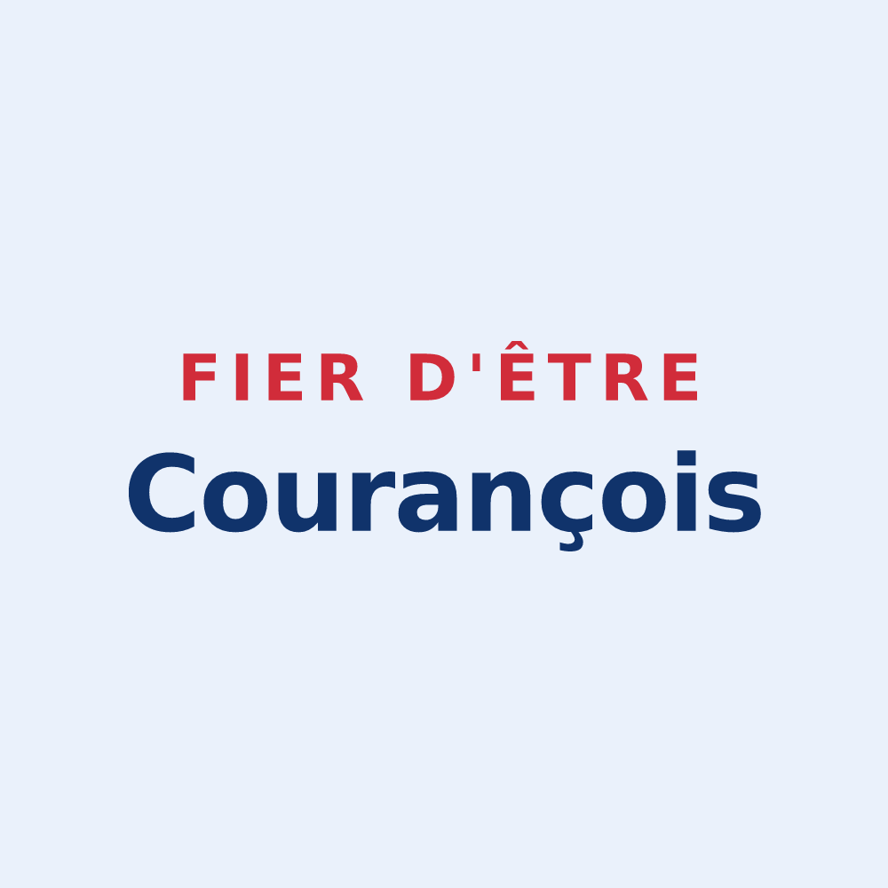 Sticker « Fier d'être Courançois » — design pour Courances