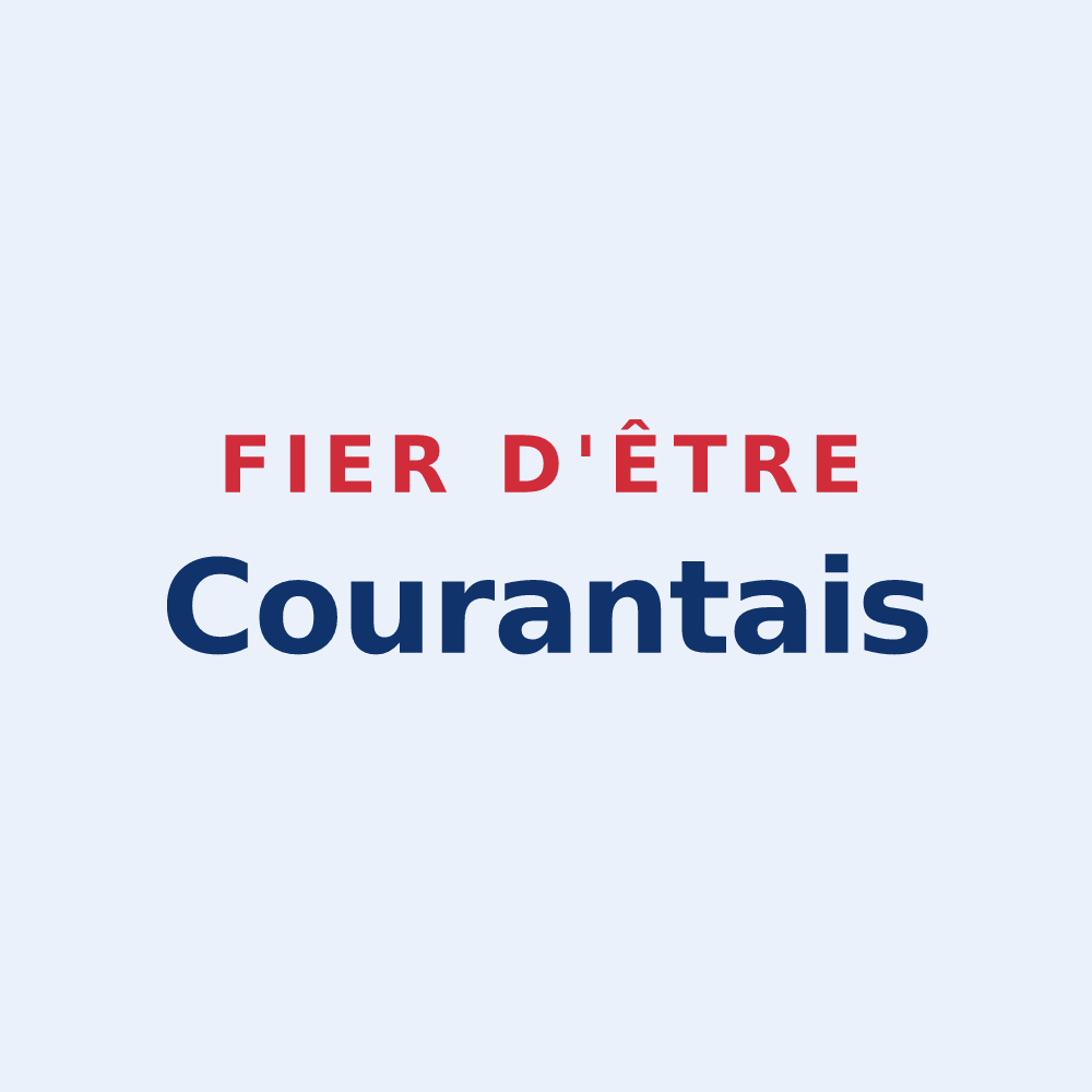 Sticker « Fier d'être Courantais » — design pour Courant