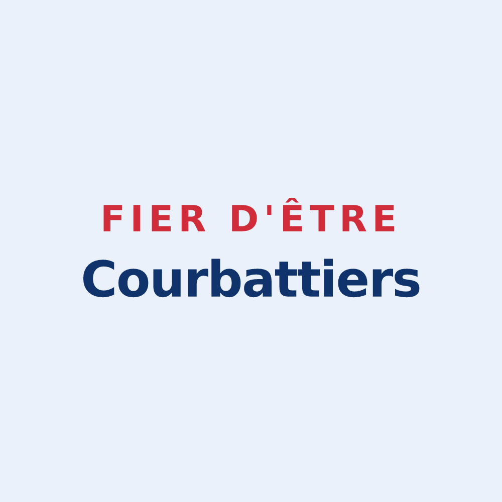 Sticker « Fier d'être Courbattiers » — design pour Courbette