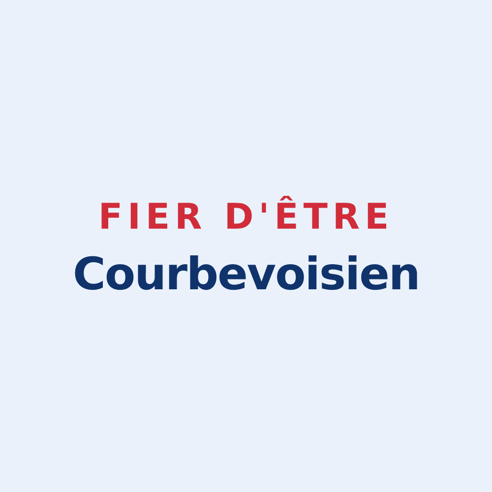 Sticker « Fier d'être Courbevoisien » — design pour Courbevoie