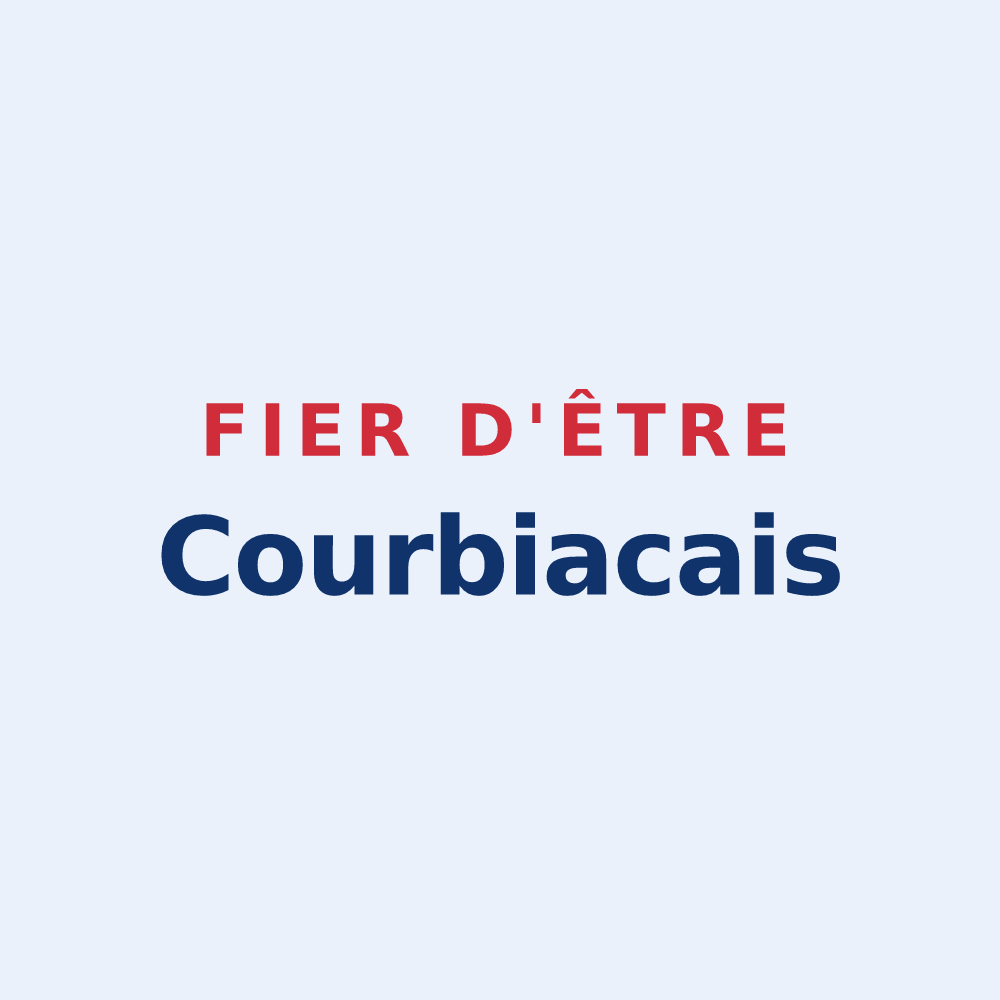 Sticker « Fier d'être Courbiacais » — design pour Courbiac