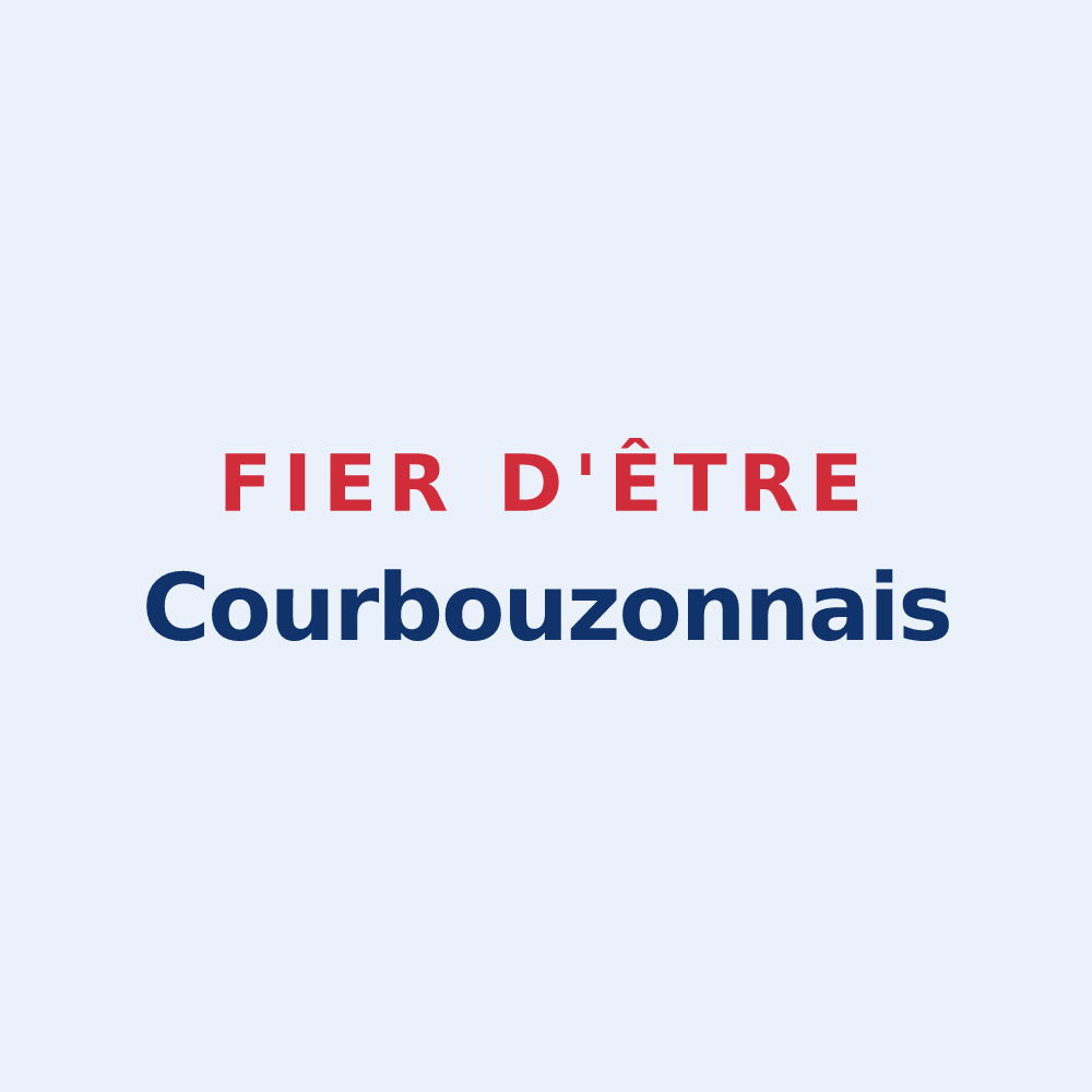 Sticker « Fier d'être Courbouzonnais » — design pour Courbouzon