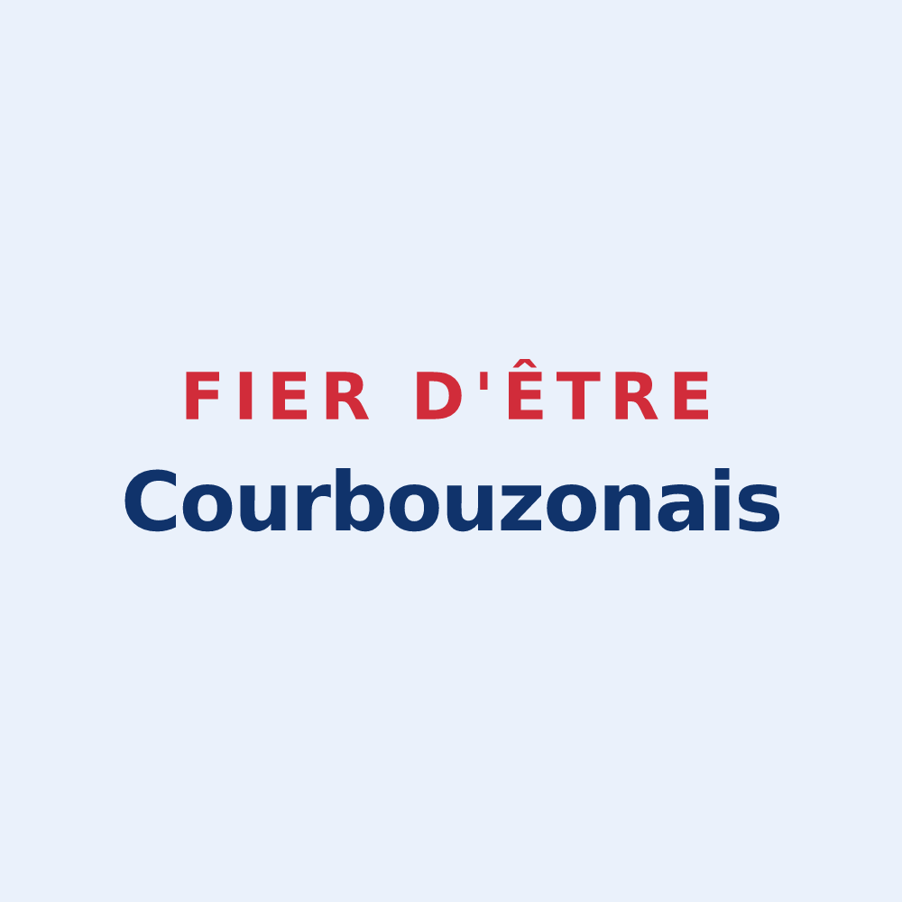 Sticker « Fier d'être Courbouzonais » — design pour Courbouzon