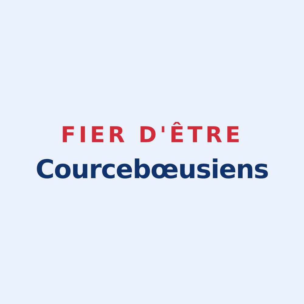 Sticker « Fier d'être Courcebœusiens » — design pour Courcebœufs