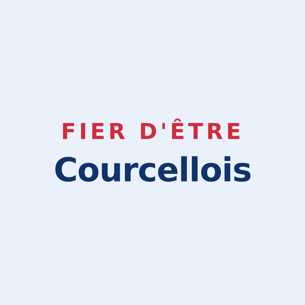 Sticker « Fier d'être Courcellois » — design pour Courcelles-Chaussy
