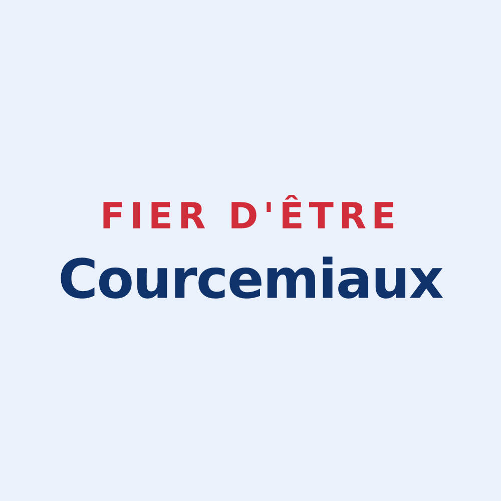 Sticker « Fier d'être Courcemiaux » — design pour Courcemain