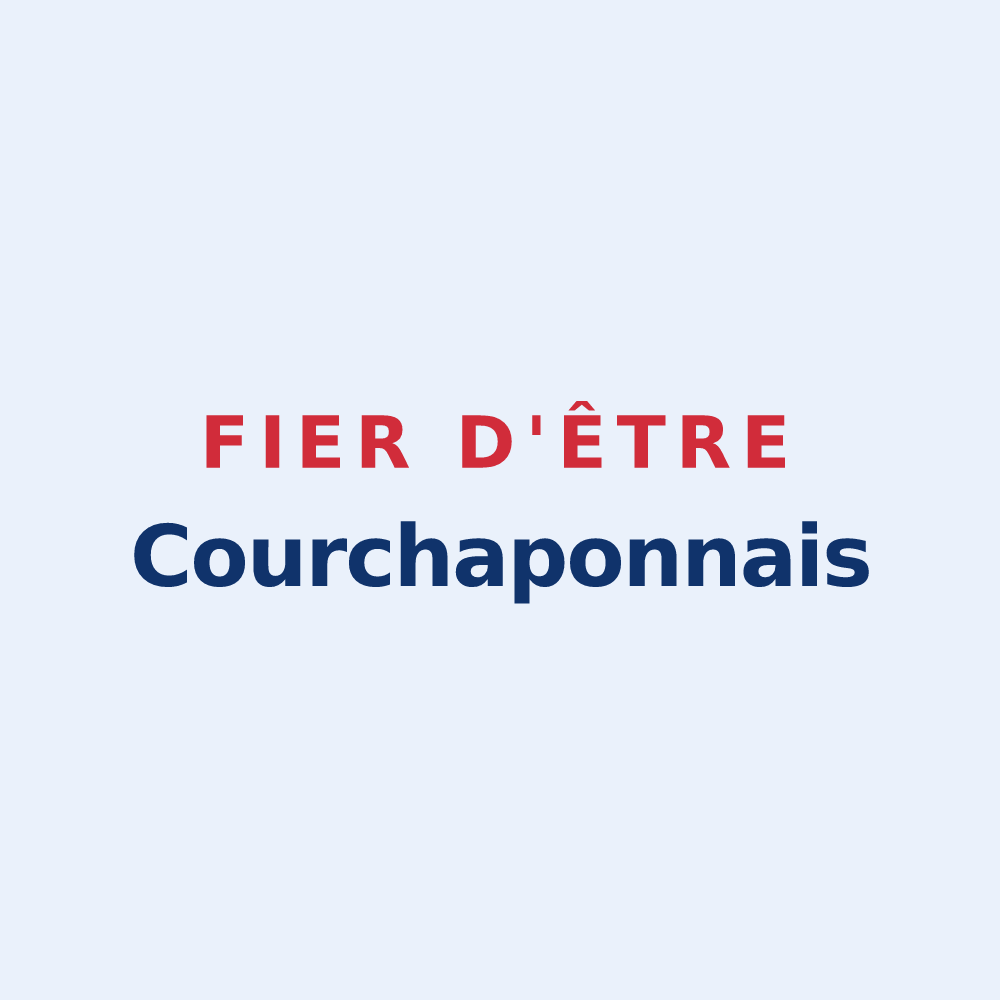 Sticker « Fier d'être Courchaponnais » — design pour Courchapon
