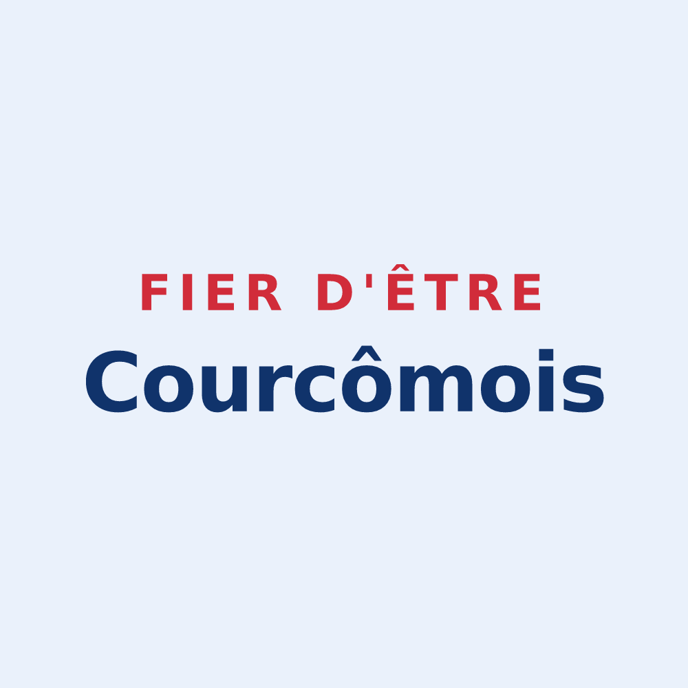 Sticker « Fier d'être Courcômois » — design pour Courcôme
