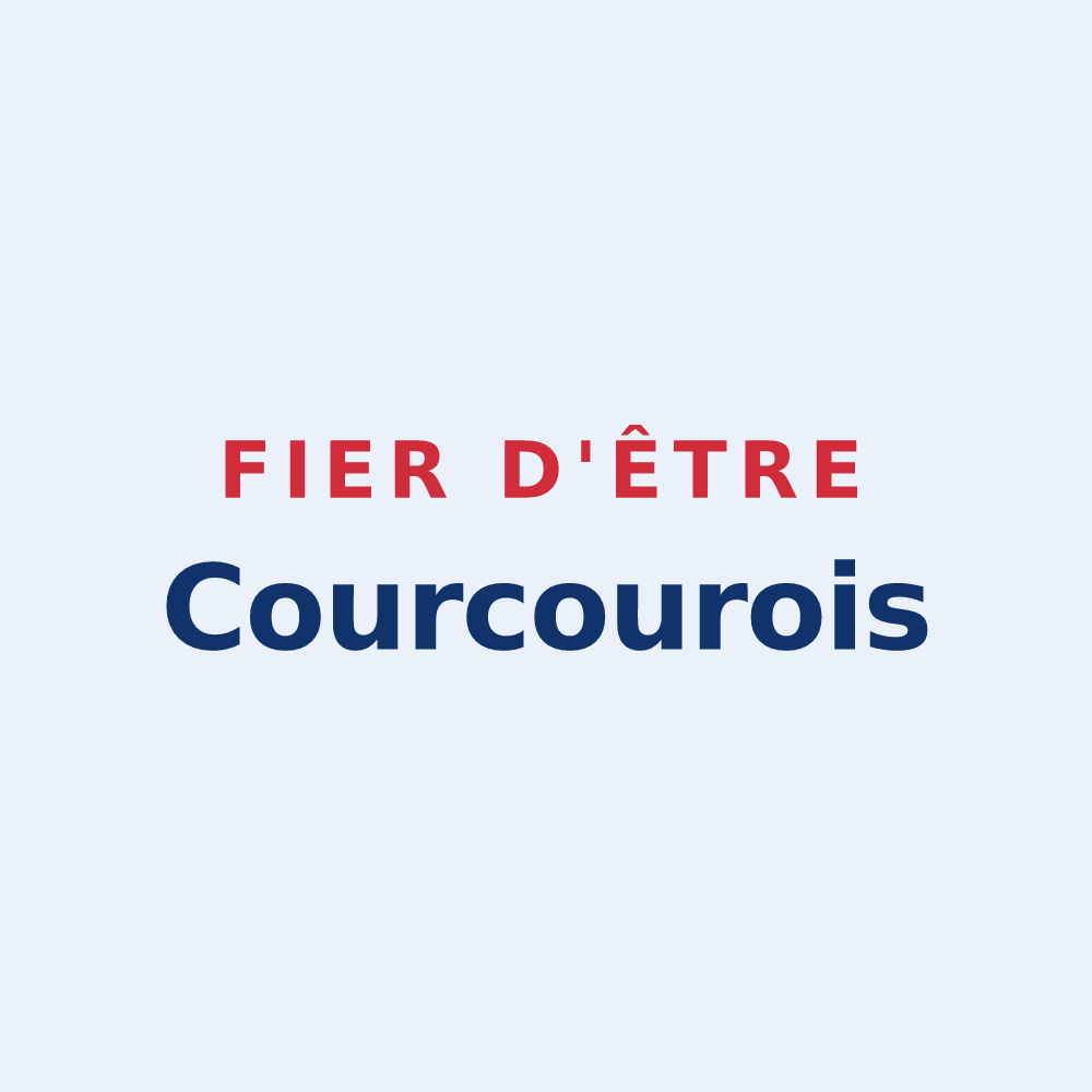 Sticker « Fier d'être Courcourois » — design pour Courcoury