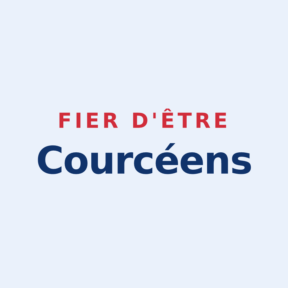 Sticker « Fier d'être Courcéens » — design pour Courcy-aux-Loges