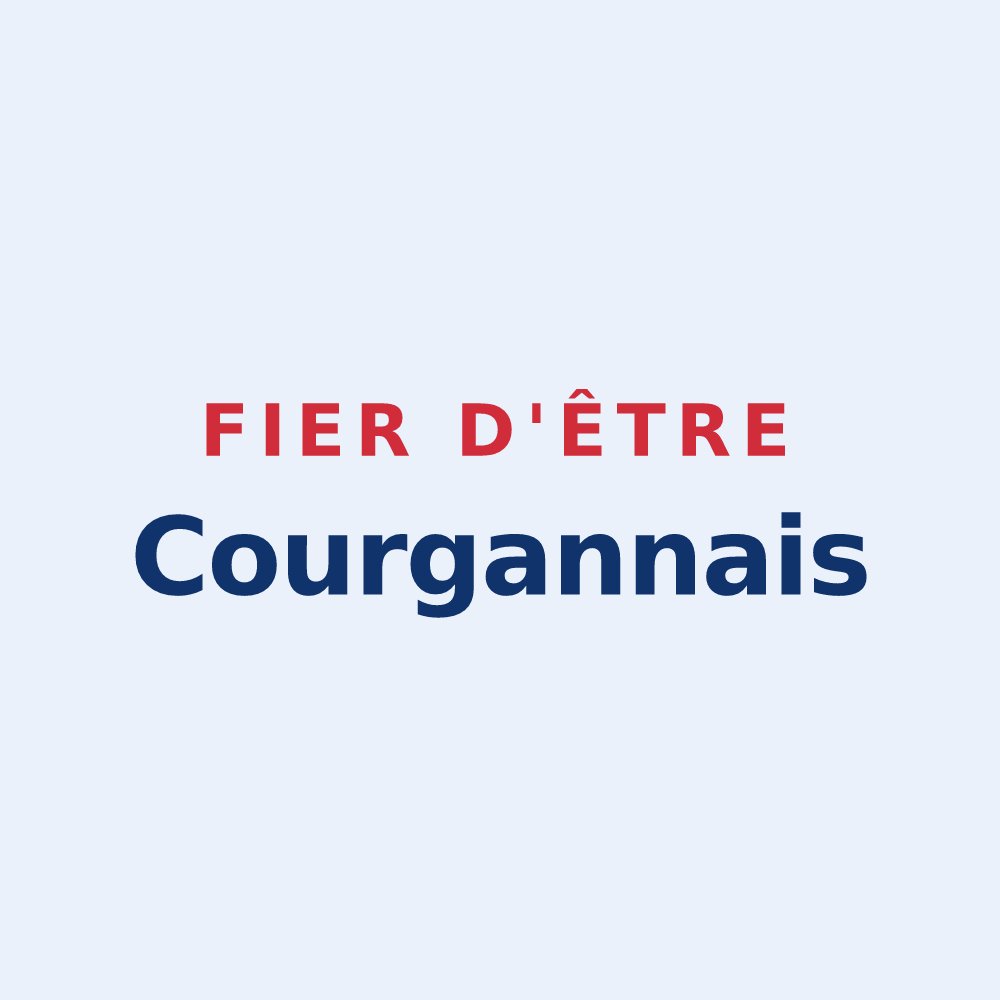 Sticker « Fier d'être Courgannais » — design pour Courgains