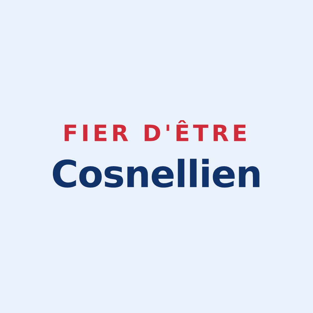Sticker « Fier d'être Cosnellien » — design pour Courgenard