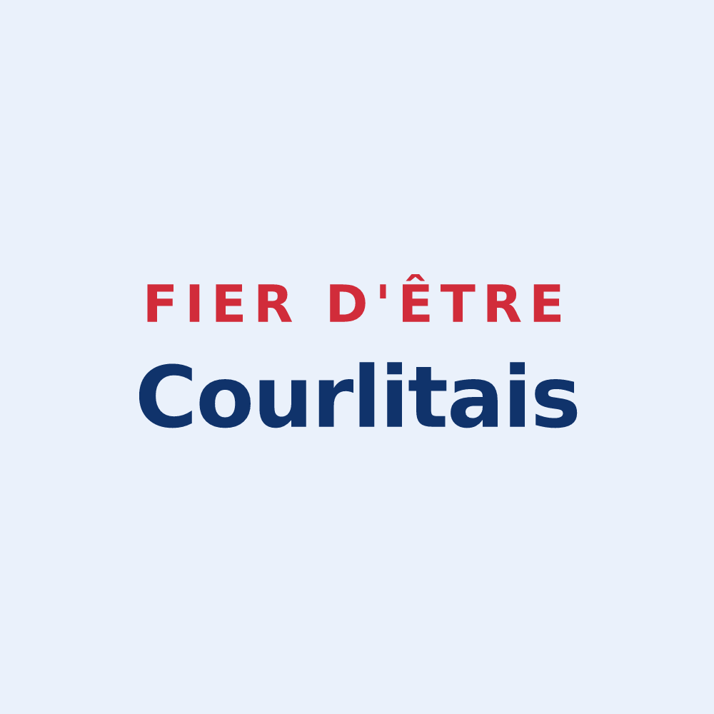 Sticker « Fier d'être Courlitais » — design pour Courlay