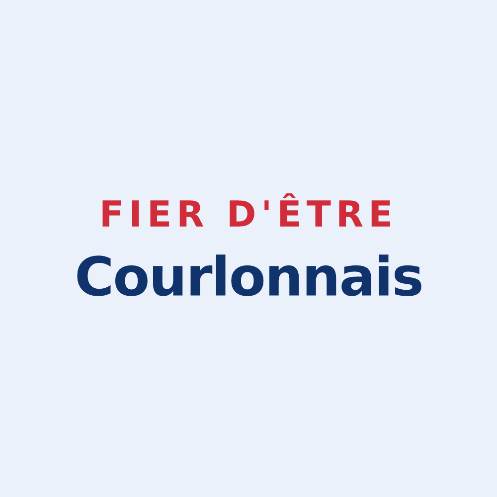 Sticker « Fier d'être Courlonnais » — design pour Courlon-sur-Yonne