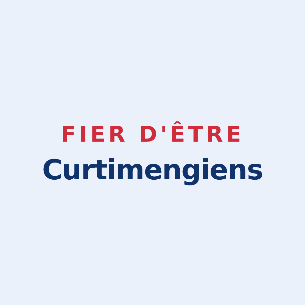 Sticker « Fier d'être Curtimengiens » — design pour Courmangoux