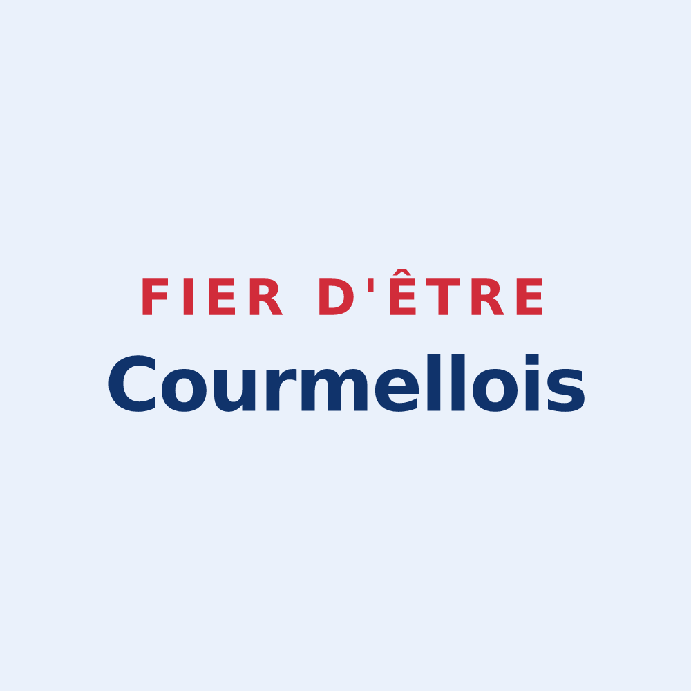 Sticker « Fier d'être Courmellois » — design pour Courmelles