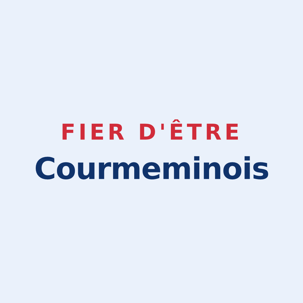 Sticker « Fier d'être Courmeminois » — design pour Courmemin
