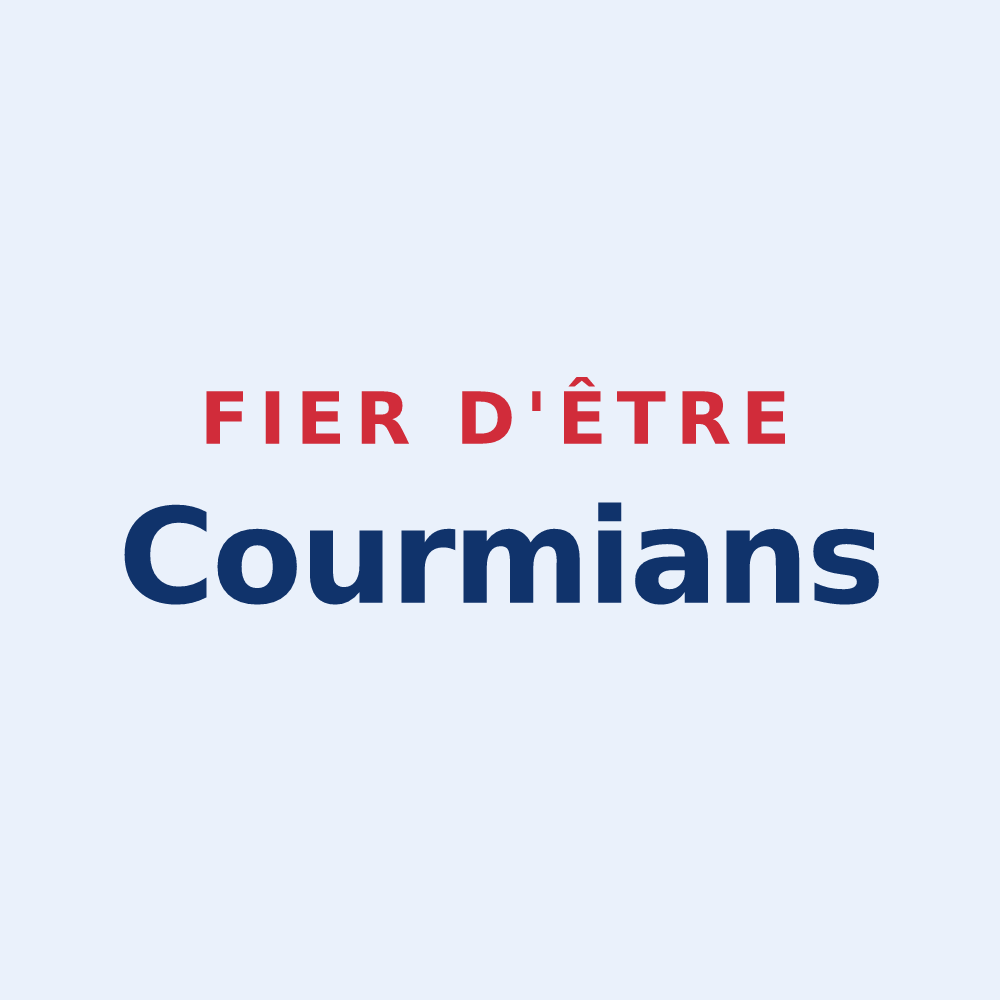 Sticker « Fier d'être Courmians » — design pour Courmes