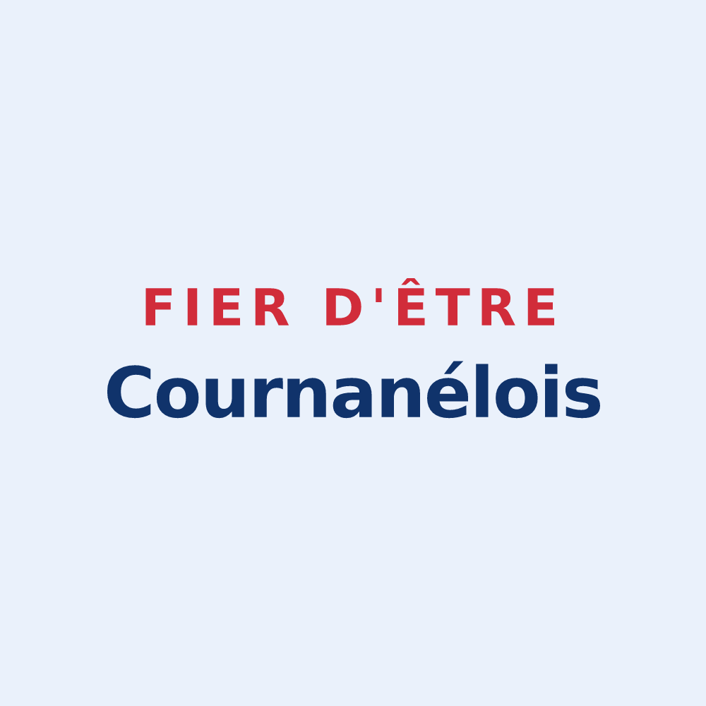 Sticker « Fier d'être Cournanélois » — design pour Cournanel