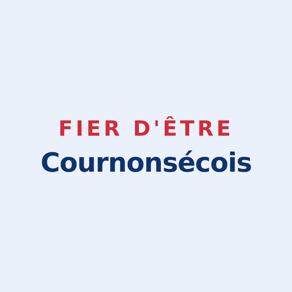 Sticker « Fier d'être Cournonsécois » — design pour Cournonsec