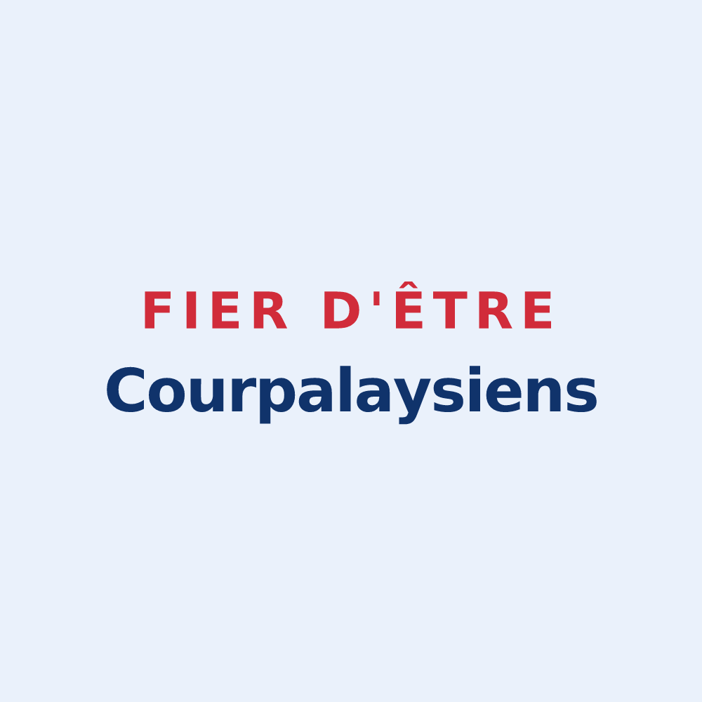 Sticker « Fier d'être Courpalaysiens » — design pour Courpalay