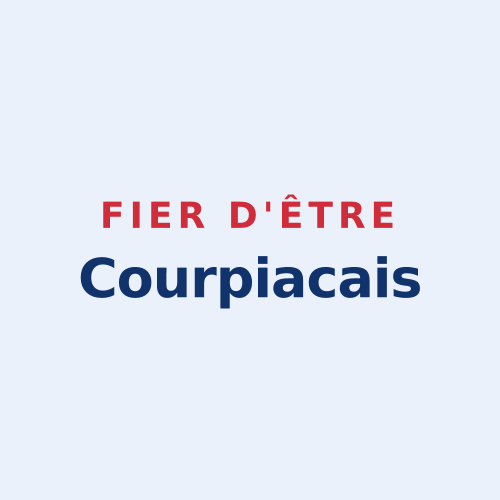 Sticker « Fier d'être Courpiacais » — design pour Courpiac