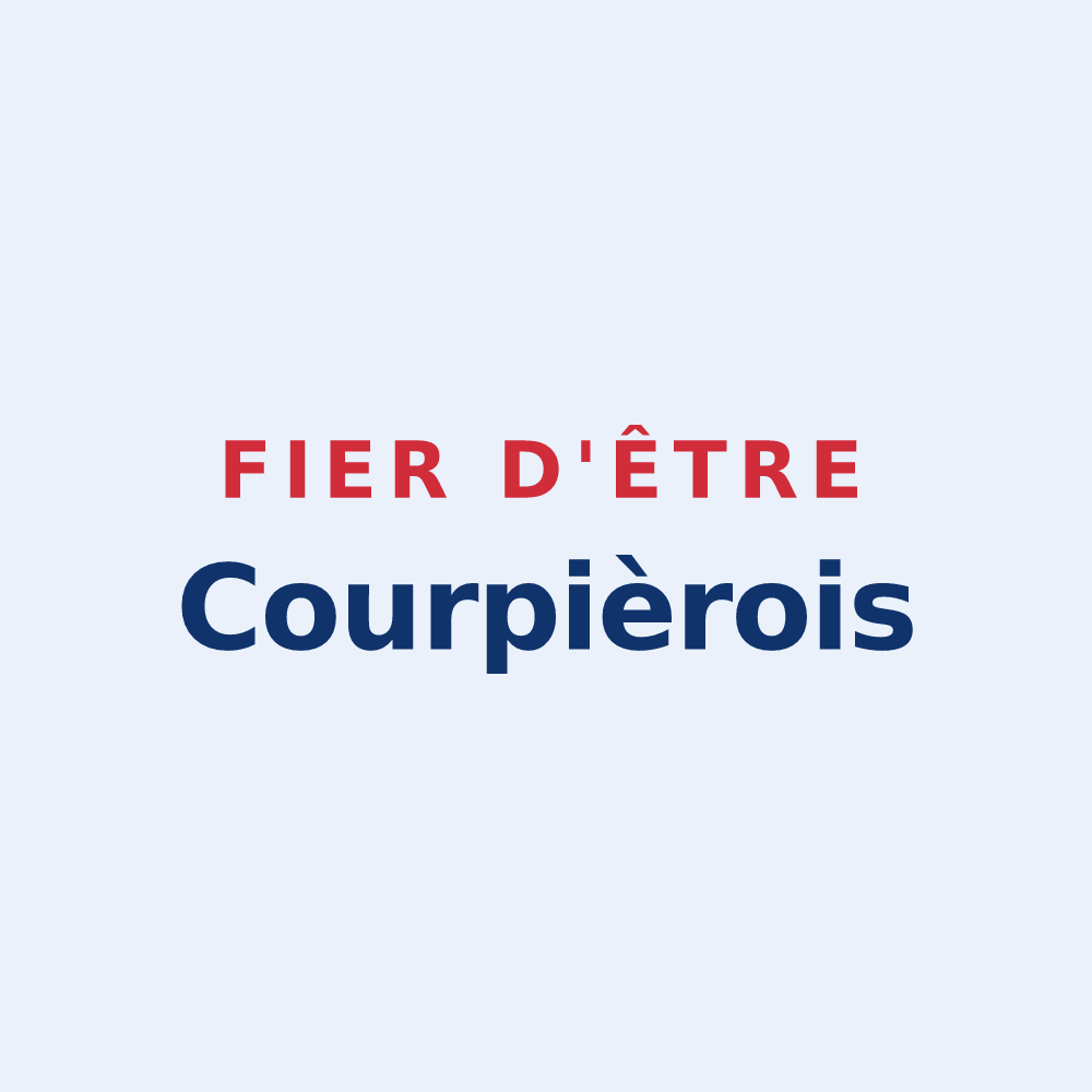 Sticker « Fier d'être Courpièrois » — design pour Courpière