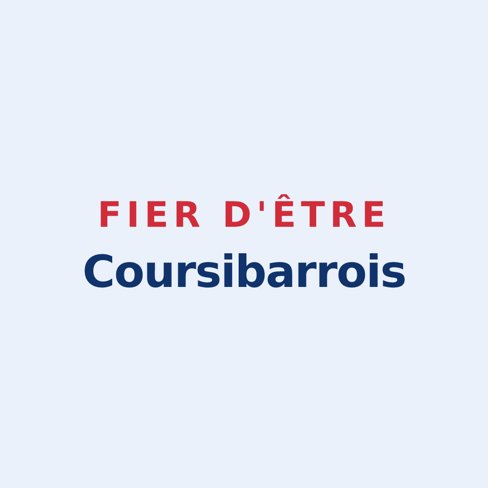 Sticker « Fier d'être Coursibarrois » — design pour Cours-les-Barres