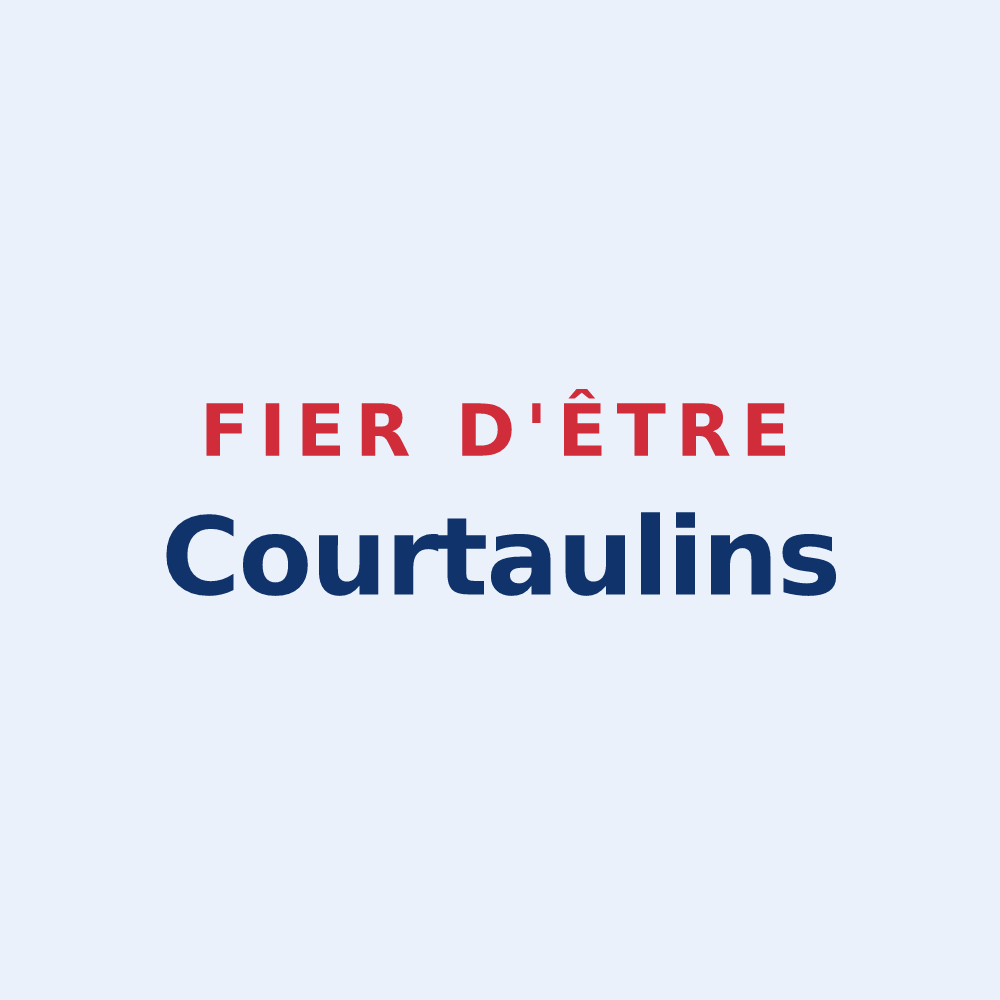 Sticker « Fier d'être Courtaulins » — design pour Courtauly