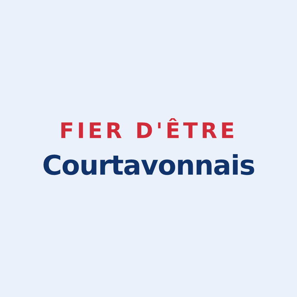 Sticker « Fier d'être Courtavonnais » — design pour Courtavon