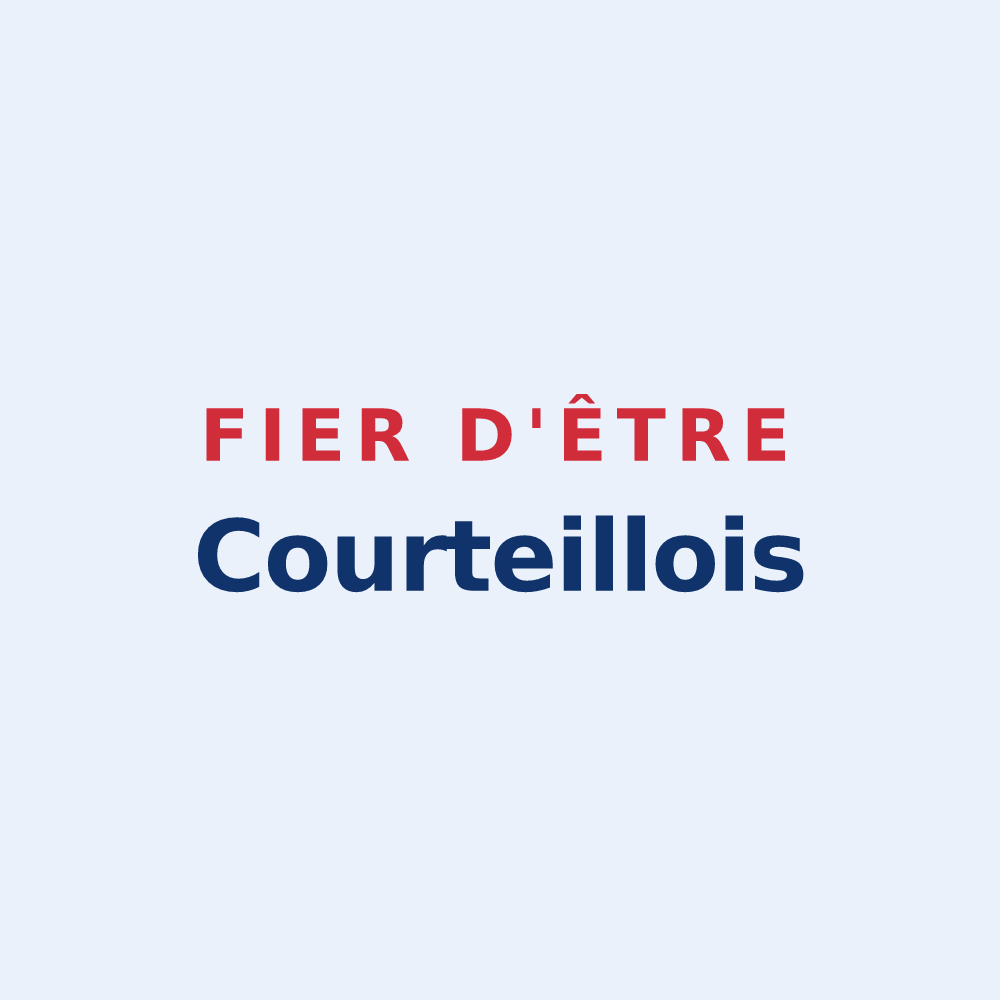 Sticker « Fier d'être Courteillois » — design pour Courteilles