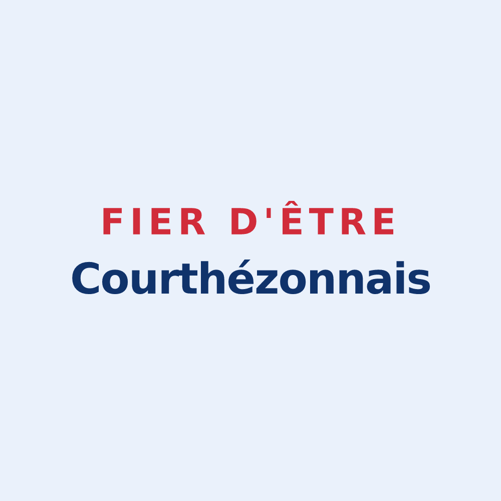 Sticker « Fier d'être Courthézonnais » — design pour Courthézon