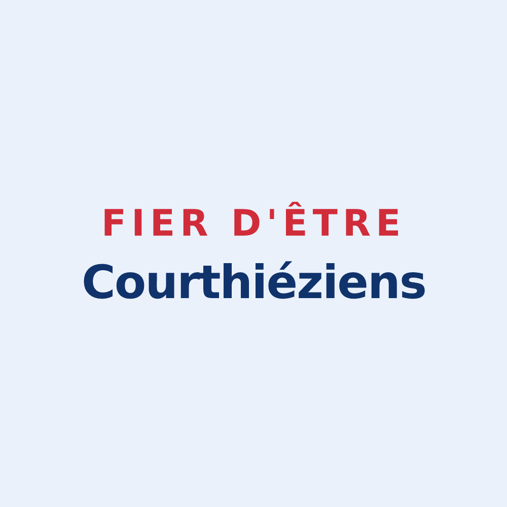Sticker « Fier d'être Courthiéziens » — design pour Courthiézy