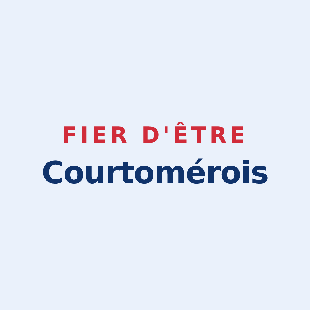 Sticker « Fier d'être Courtomérois » — design pour Courtomer