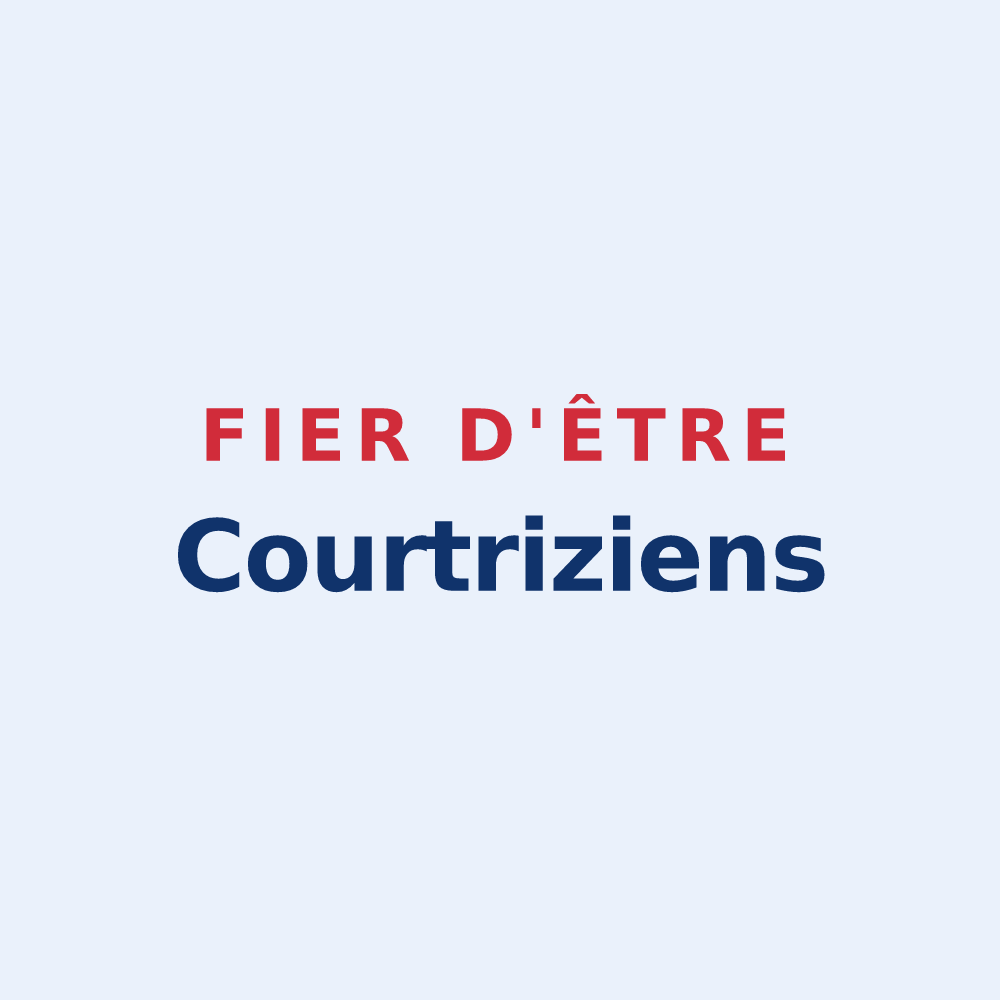 Sticker « Fier d'être Courtriziens » — design pour Courtrizy-et-Fussigny