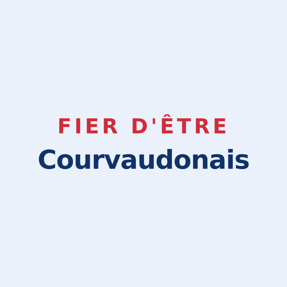 Sticker « Fier d'être Courvaudonais » — design pour Courvaudon