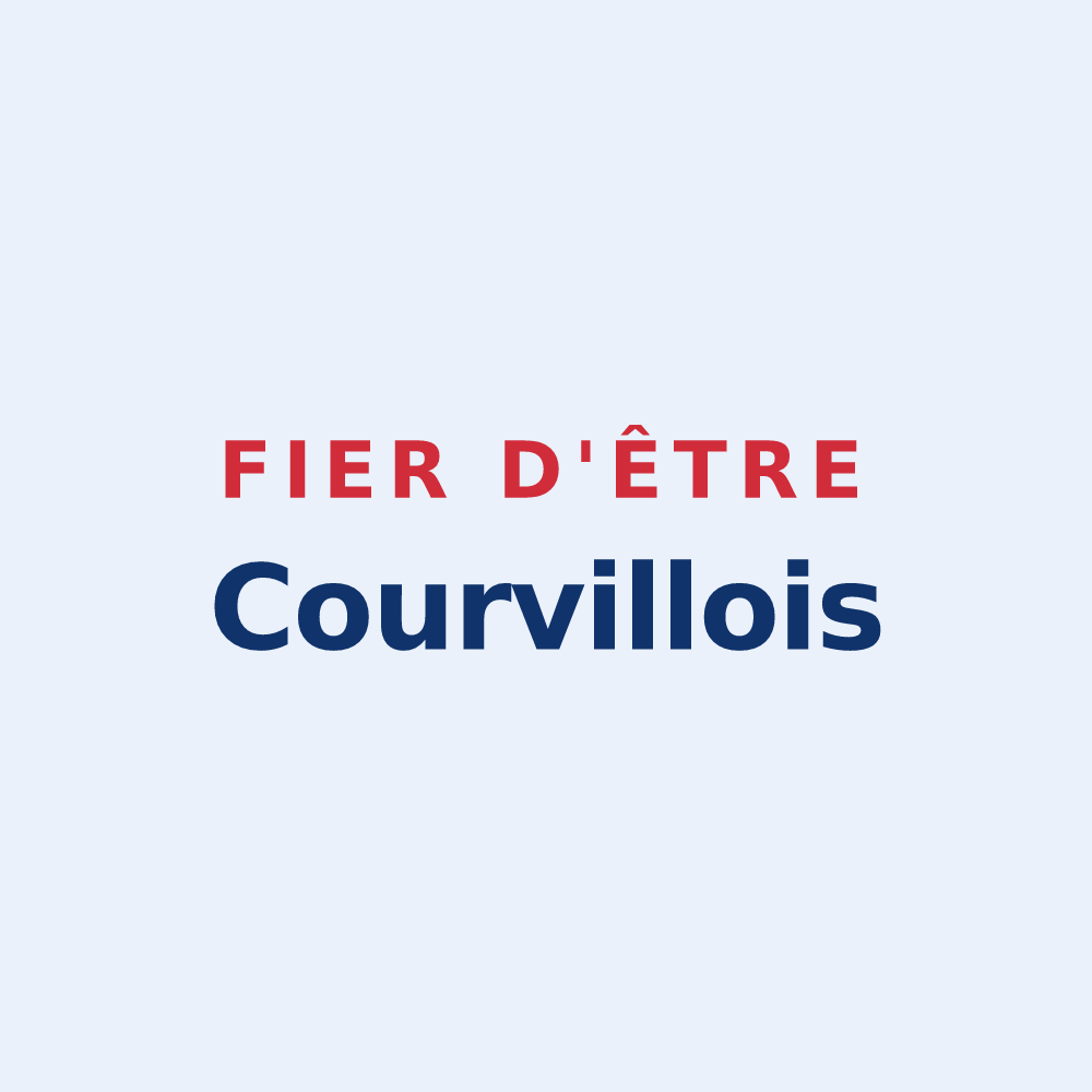 Sticker « Fier d'être Courvillois » — design pour Courville