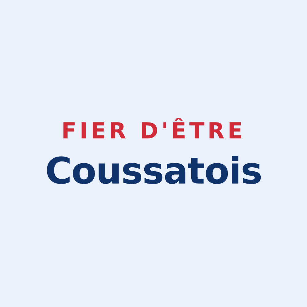 Sticker « Fier d'être Coussatois » — design pour Coussa