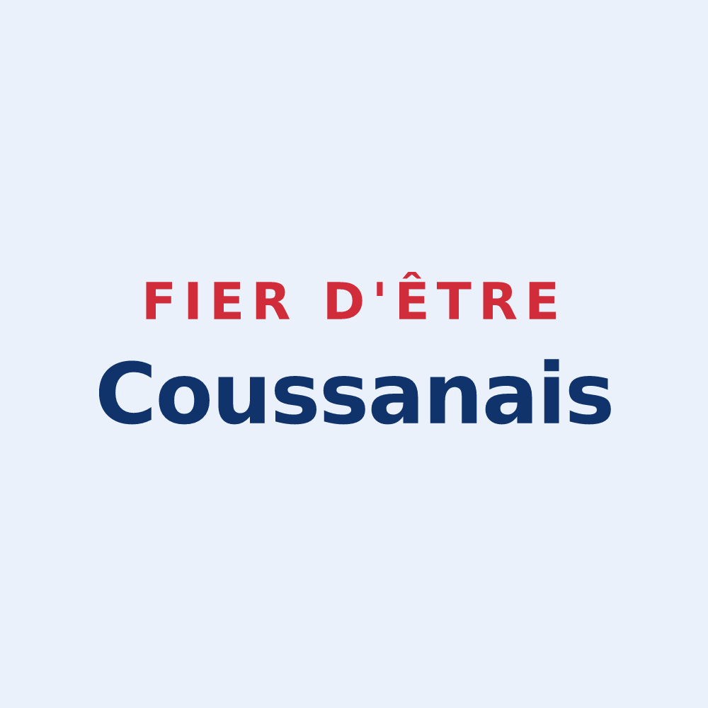 Sticker « Fier d'être Coussanais » — design pour Coussan