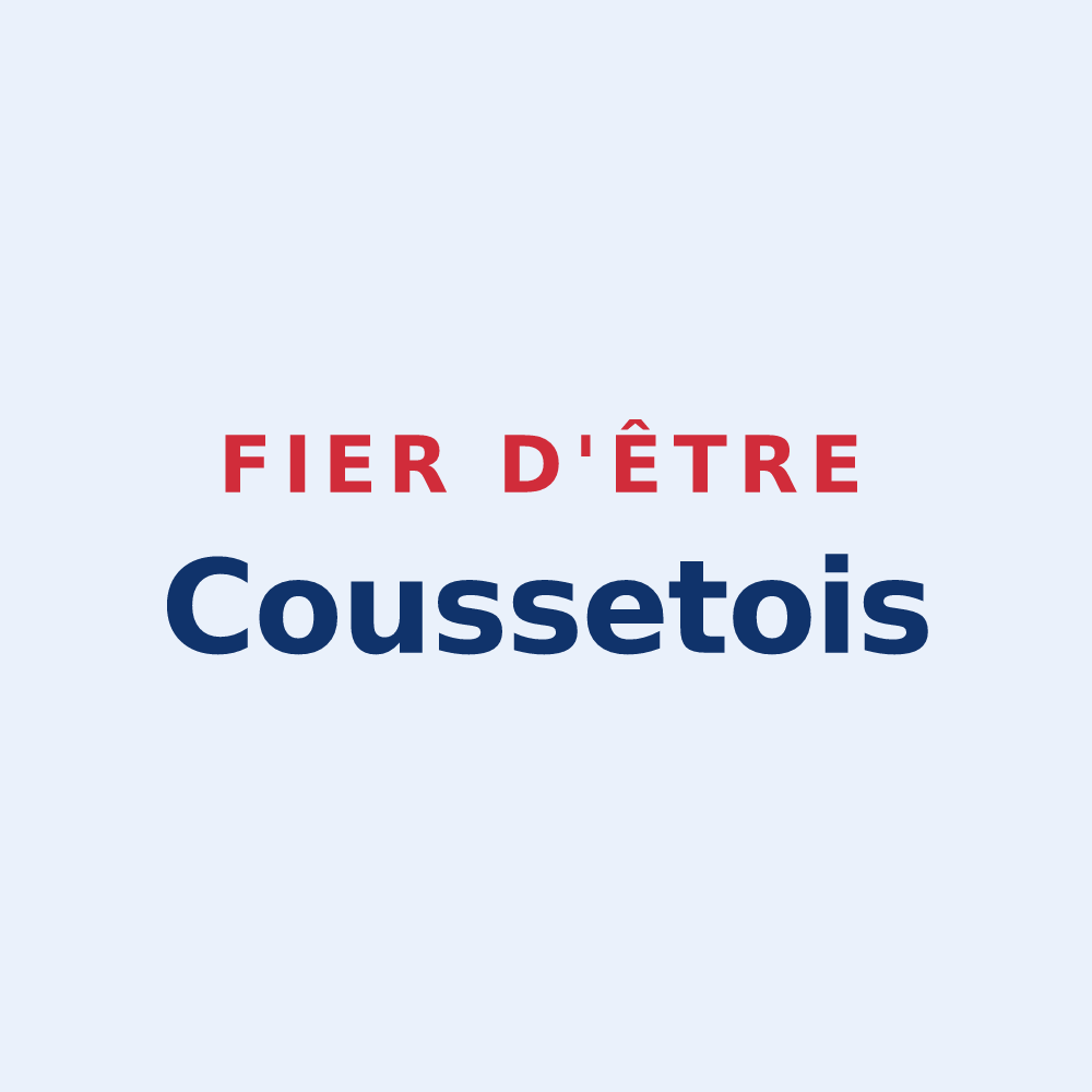 Sticker « Fier d'être Coussetois » — design pour Coussey