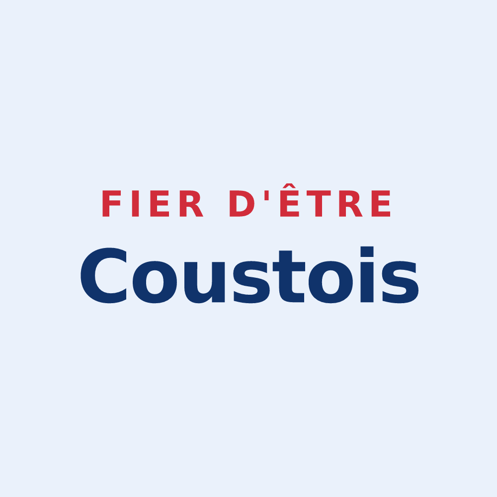 Sticker « Fier d'être Coustois » — design pour Coust