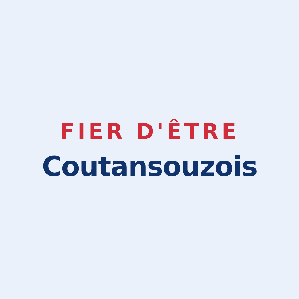 Sticker « Fier d'être Coutansouzois » — design pour Coutansouze
