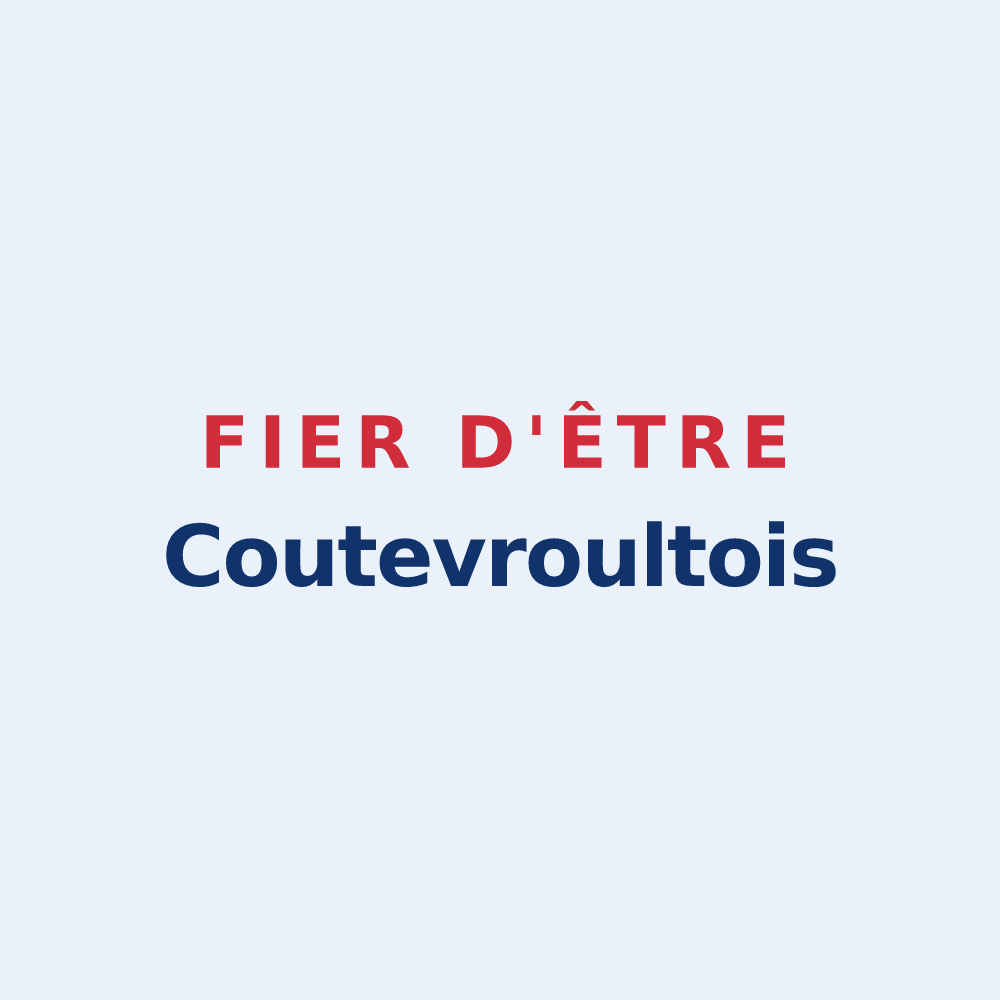 Sticker « Fier d'être Coutevroultois » — design pour Coutevroult