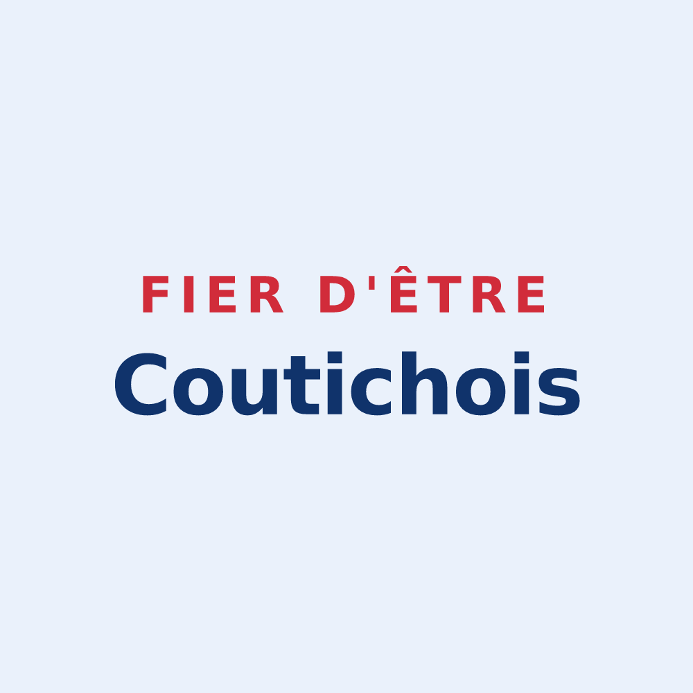 Sticker « Fier d'être Coutichois » — design pour Coutiches