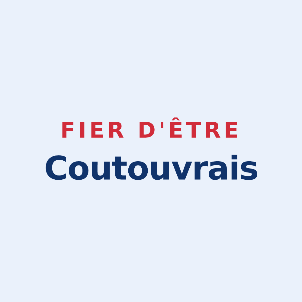 Sticker « Fier d'être Coutouvrais » — design pour Coutouvre
